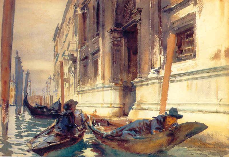 John Singer Sargent Gondolier s Siesta